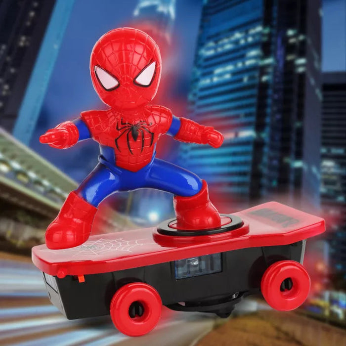 Spiderman Stunt Skateboard Toy